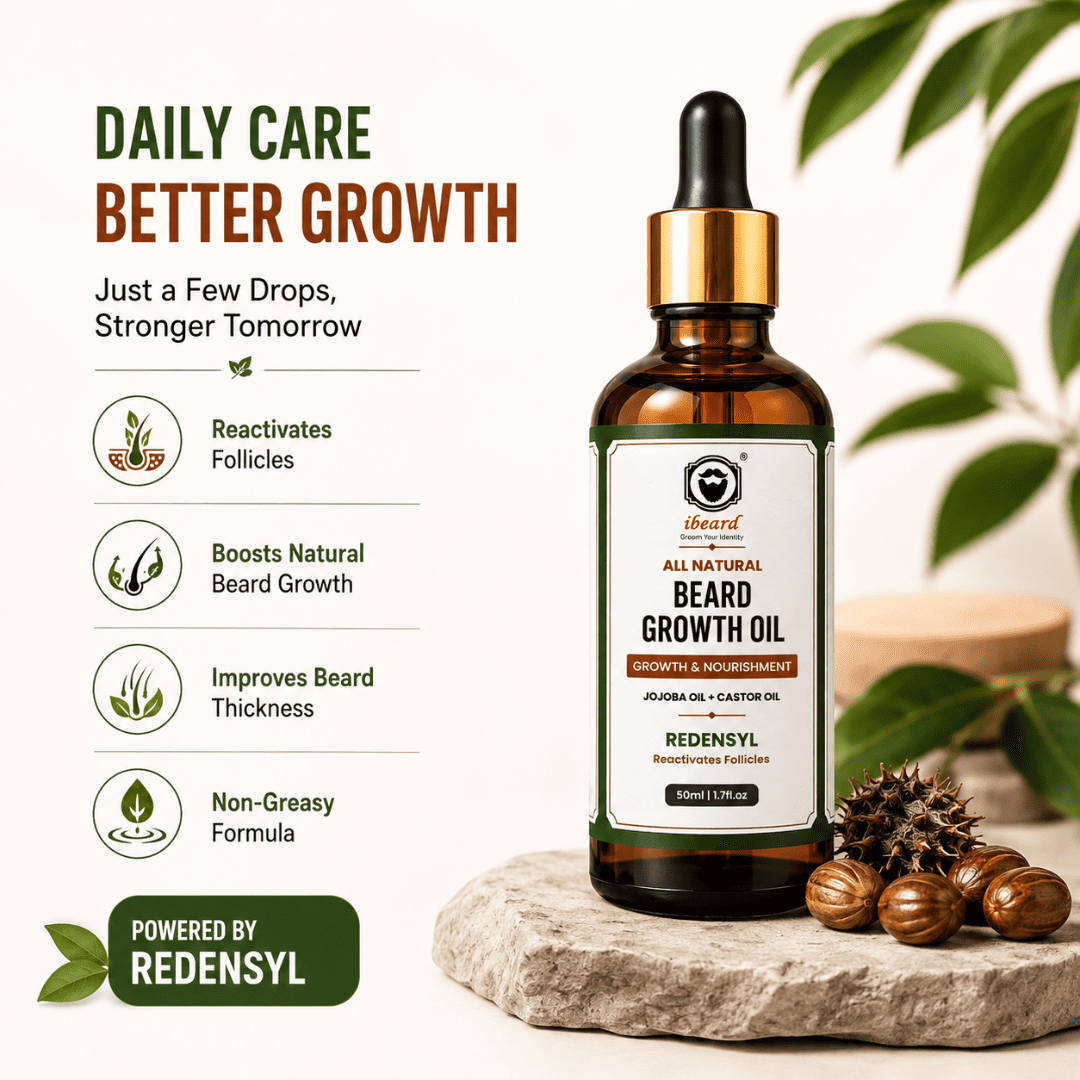 ibeard Natural Beard Growth Oil (50ml)