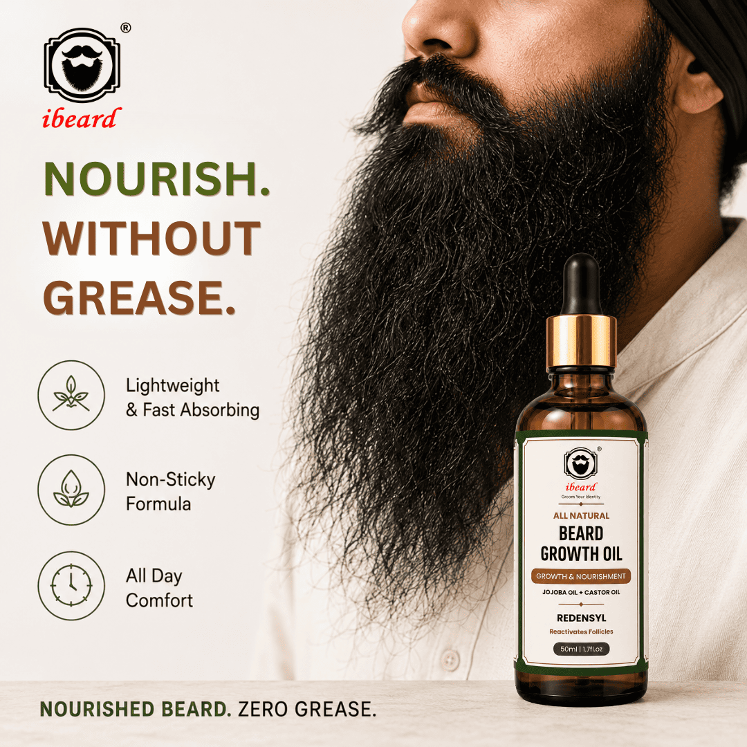ibeard Natural Beard Growth Oil (50ml)