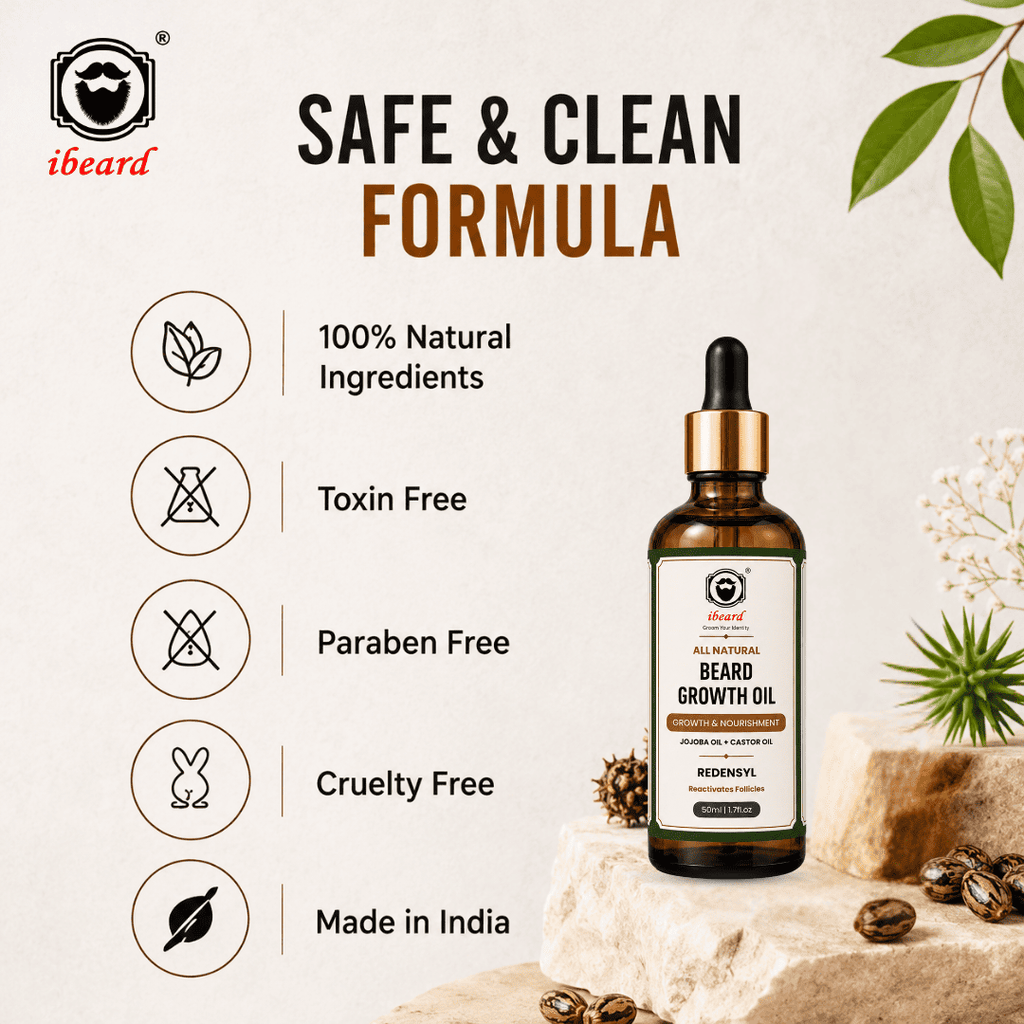 ibeard Natural Beard Growth Oil (50ml)