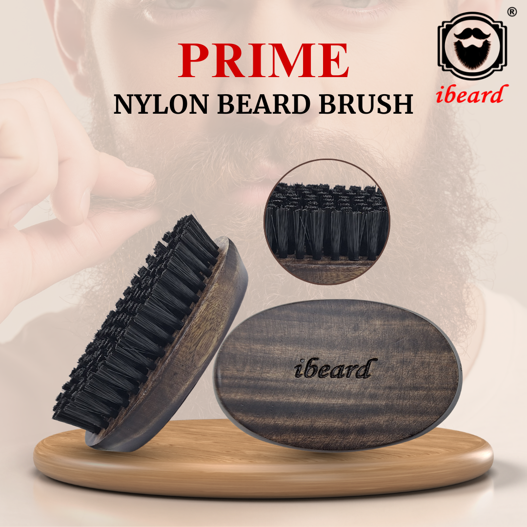 ibeard PRIME Nylon Bristles Beard Brush